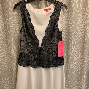 Black and white dress